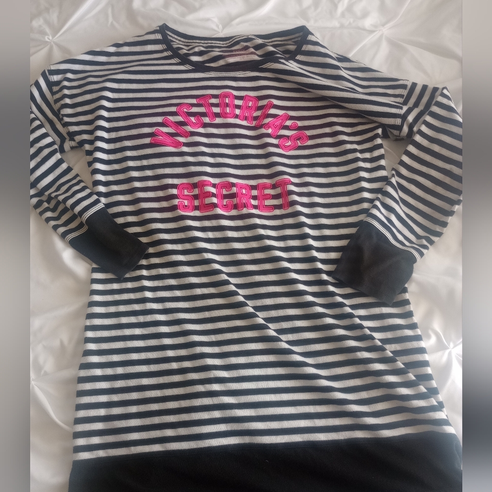 Victoria's Secret striped night shirt